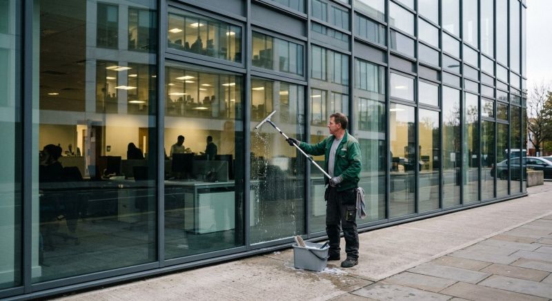 Office Building Window Washing in Newark, DE