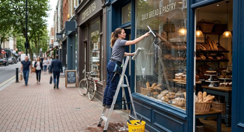 Strip Mall Window Cleaning in Baltimore, MD